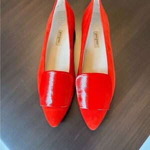 Paul Green Red Flats Elegant Minimalist Design